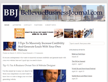 Tablet Screenshot of bellevuebusinessjournal.com